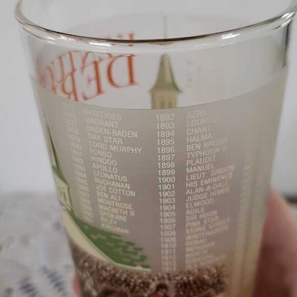 Vintage 1985 Kentucky Derby Drinking Glass - Picture 5 of 8